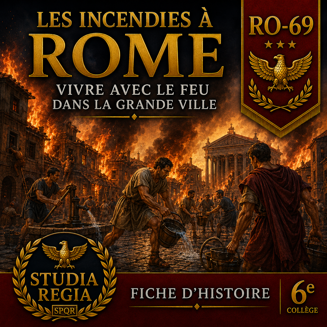 Fiche RO-69 – Les incendies à Rome | Histoire 6e PDF – Studia Regia