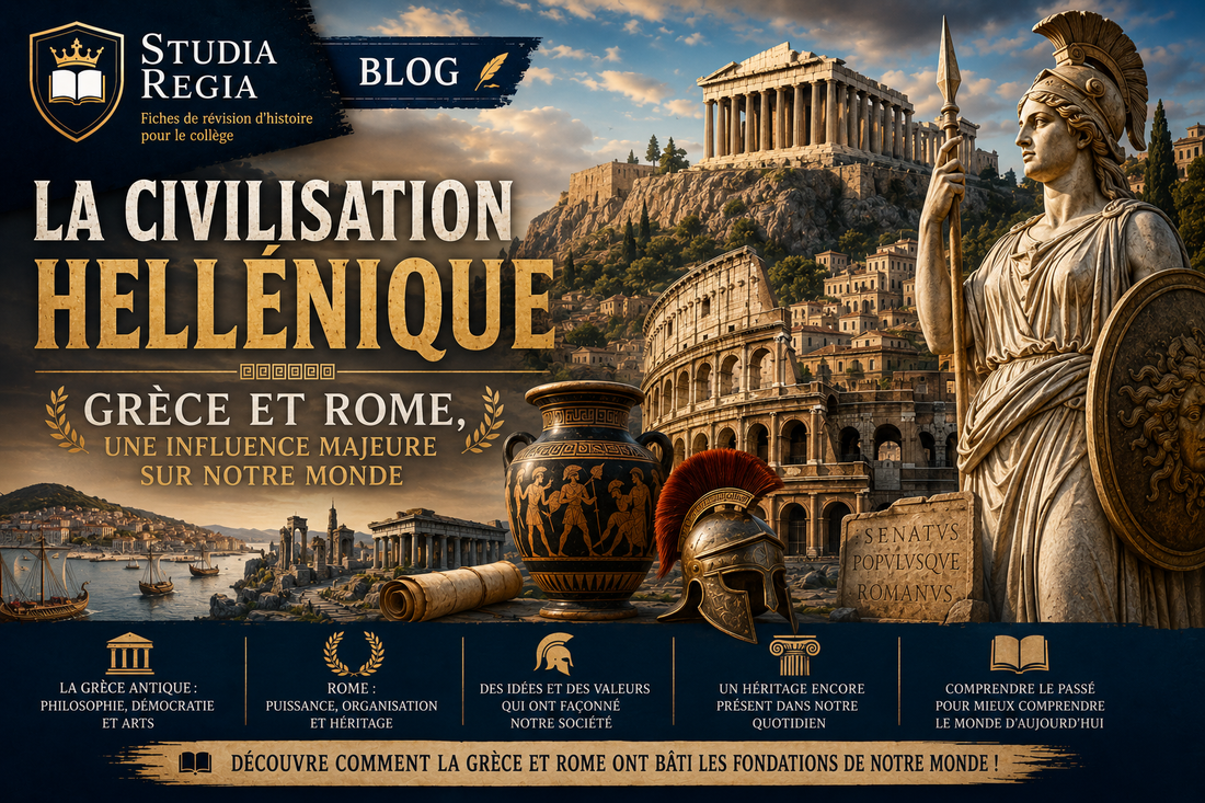 La civilisation hellénique : une culture commune aux Grecs de l’Antiquité (Histoire 6e)