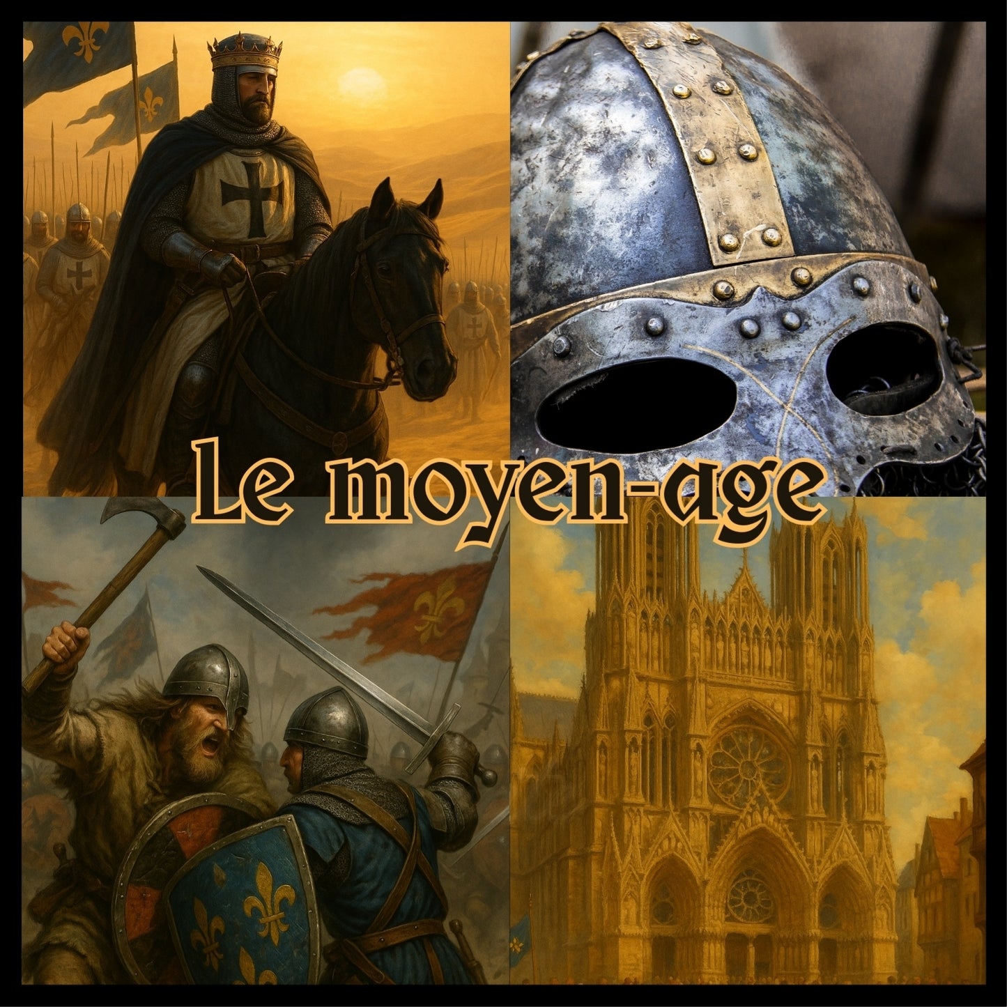 5e : fiche de révision histoire 5e – Moyen Âge – Programme officiel collège PDF Studia Regia