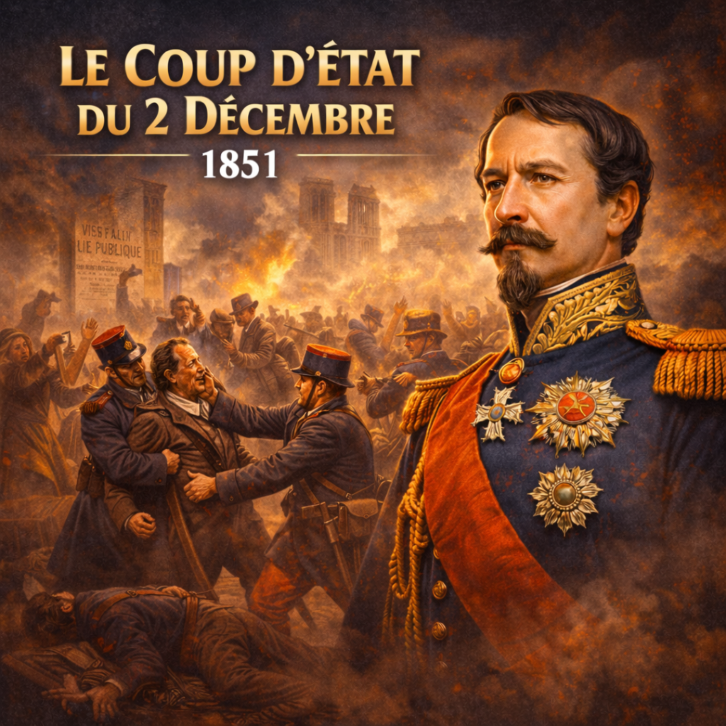 Fiche de révision Histoire 4e – Le coup d’État du 2 décembre 1851 – Programme officiel collège PDF Studia Regia