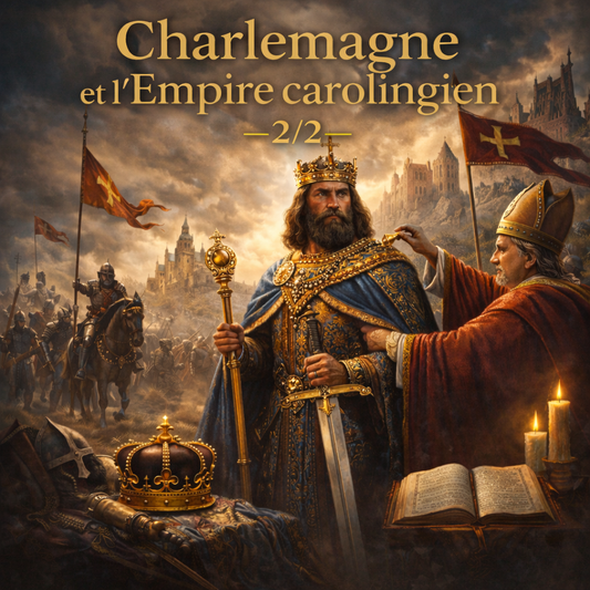 Fiche de révision Histoire 5e – Charlemagne et l’Empire carolingien (suite) – Programme officiel collège PDF Studia Regia
