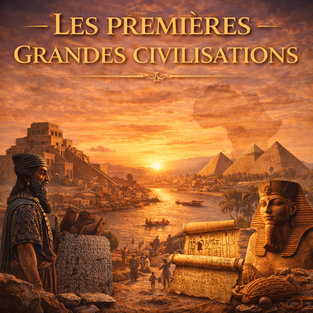 Fiche histoire 6e PR-04 les premières grandes civilisations : Mésopotamie, Égypte et invention de l’écriture