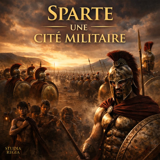 Fiche de révision d’histoire sur Sparte, une cité militaire de la Grèce antique, pour les élèves de 6e, au format PDF clair et illustré.