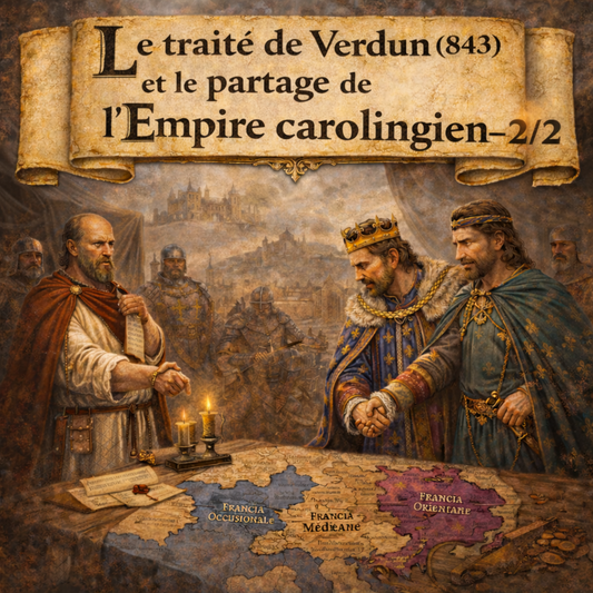 Fiche de révision Histoire 5e – La fin de l’Empire carolingien (887-987) – Programme officiel collège PDF Studia Regia