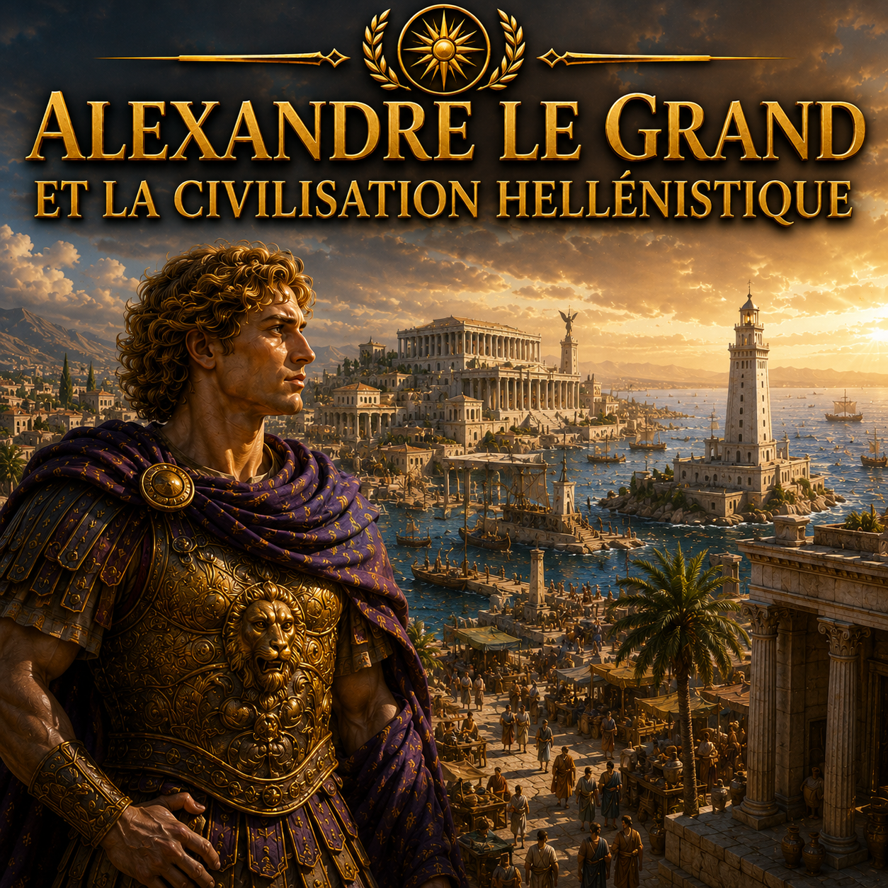 la civilisation hellénistique avec Alexandrie, culture grecque et héritage d’Alexandre le Grand dans l’Antiquité  Studia Regia.