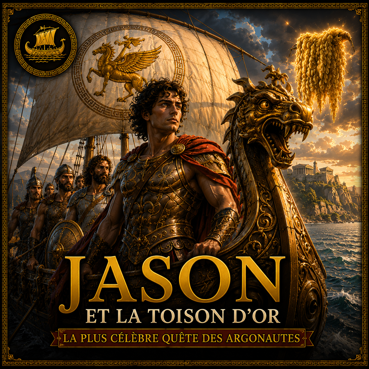Jason et la Toison d'Or, fiche d'histoire 6e PDF illustrée sur les Argonautes et la mythologie grecque.