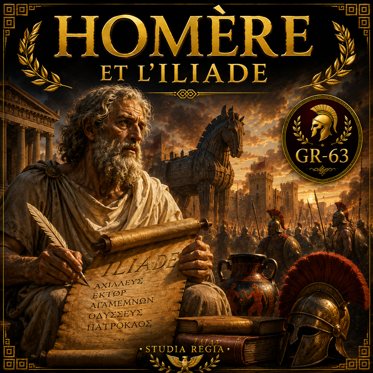 Homère et l’Iliade – fiche histoire 6e PDF Studia Regia