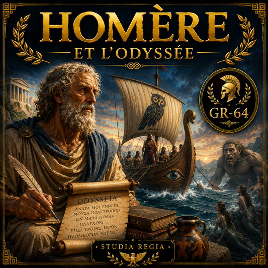 Homère et l’Odyssée, le voyage d’Ulysse à travers les mers et les créatures mythologiques – fiche Histoire 6e PDF Studia Regia