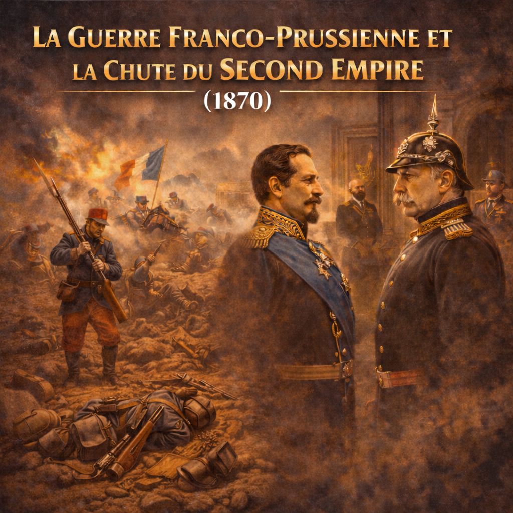Fiche de révision Histoire 4e – La guerre franco-prussienne et la chute du Second Empire (1870) – Programme officiel collège PDF Studia Regia
