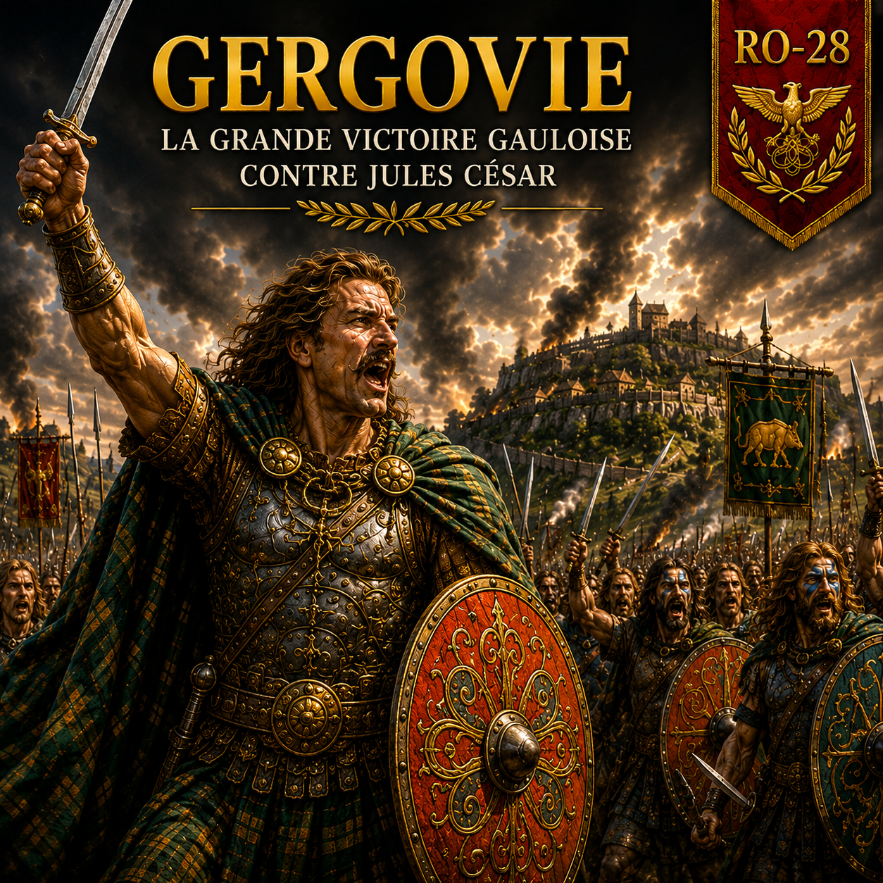Fiche RO-28 – Gergovie, victoire de Vercingétorix contre Jules César | Histoire 6e PDF – Studia Regia