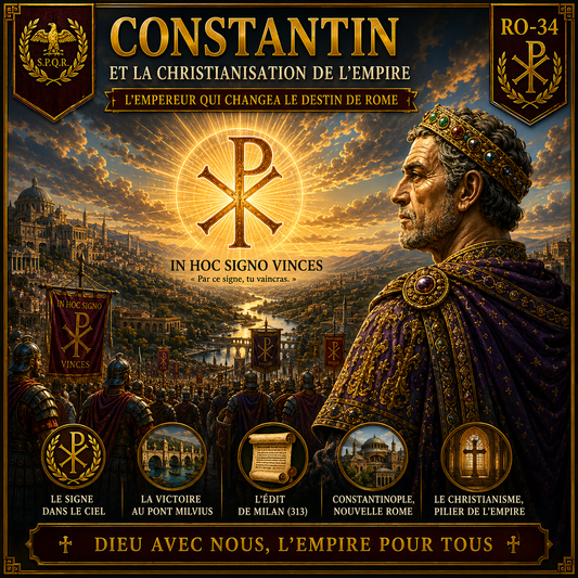 Fiche RO-34 – Constantin et la christianisation de l’Empire | Histoire 6e PDF – Studia Regia