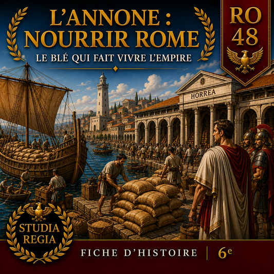 Fiche RO-48 – L’Annone : nourrir Rome | Histoire 6e PDF – Studia Regia