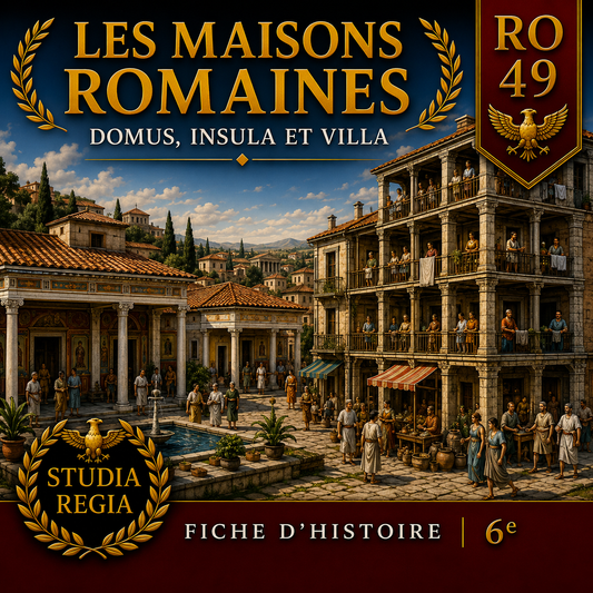 Fiche RO-49 – Les maisons romaines | Histoire 6e PDF – Studia Regia