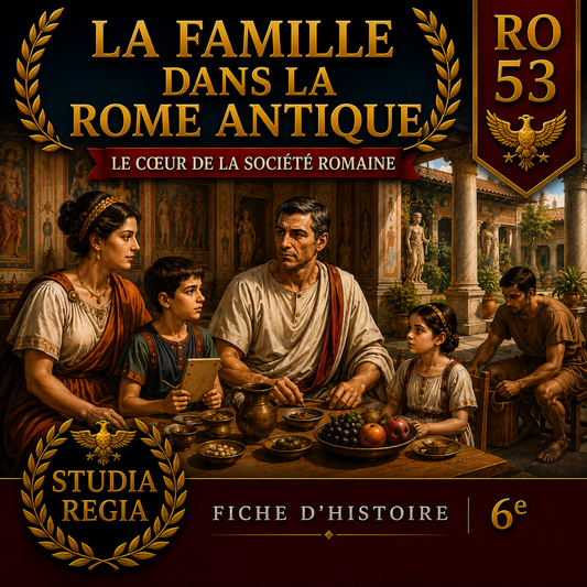 Fiche RO-53 – La famille dans la Rome antique | Histoire 6e PDF – Studia Regia