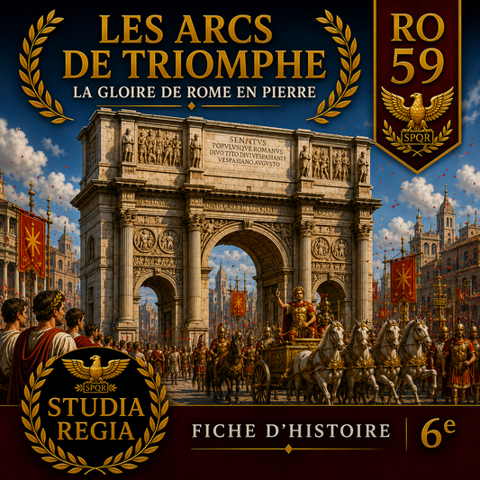 Fiche RO-59 – Les arcs de triomphe | Histoire 6e PDF – Studia Regia