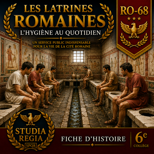 Fiche RO-68 – Les latrines romaines | Histoire 6e PDF – Studia Regia