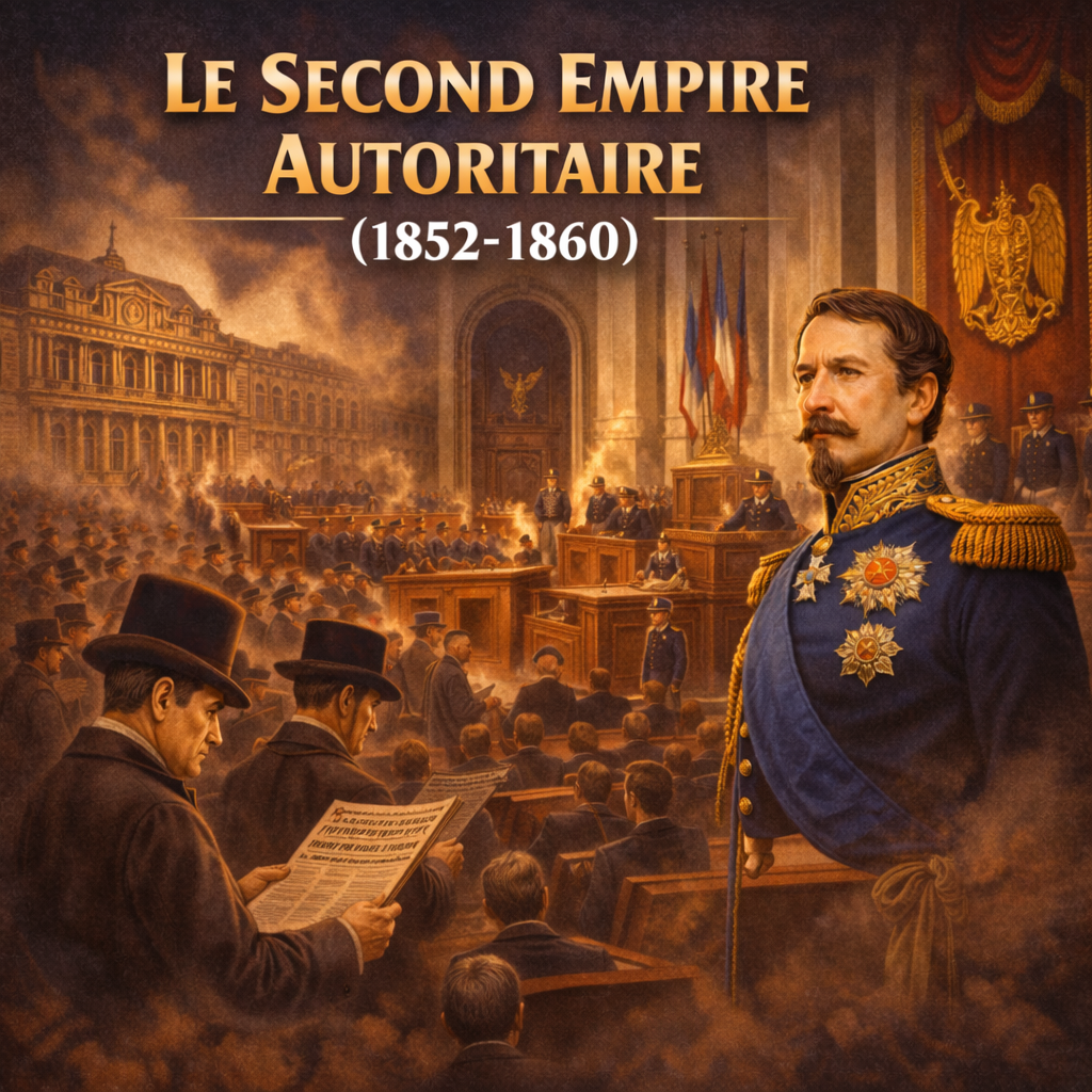 Fiche de révision Histoire 4e – Le Second Empire autoritaire (1852-1860) – Programme officiel collège PDF Studia Regia